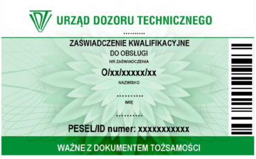 przedłużanie uprawień UDT